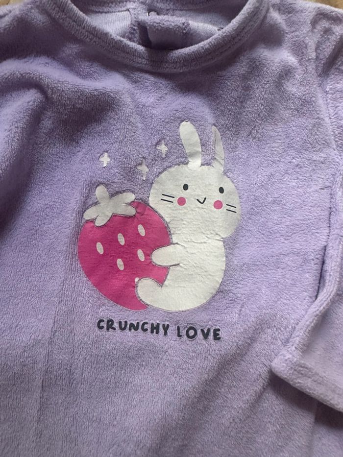 Pyjama violet Kiabi pour bébé - photo numéro 2