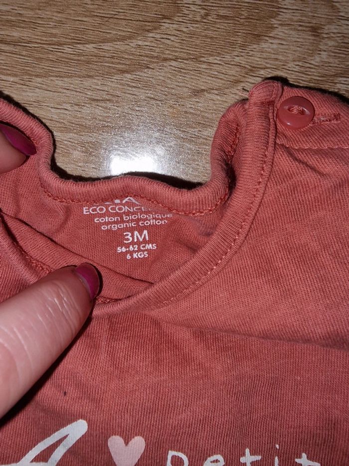 Lot de 8 tshirt manches longues 3 mois - photo numéro 3