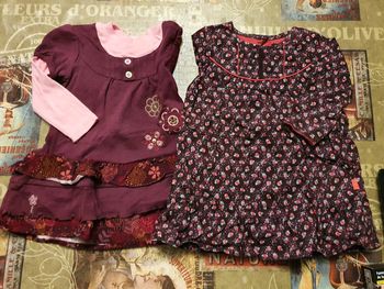 Robes manches longues+ 1 gilet