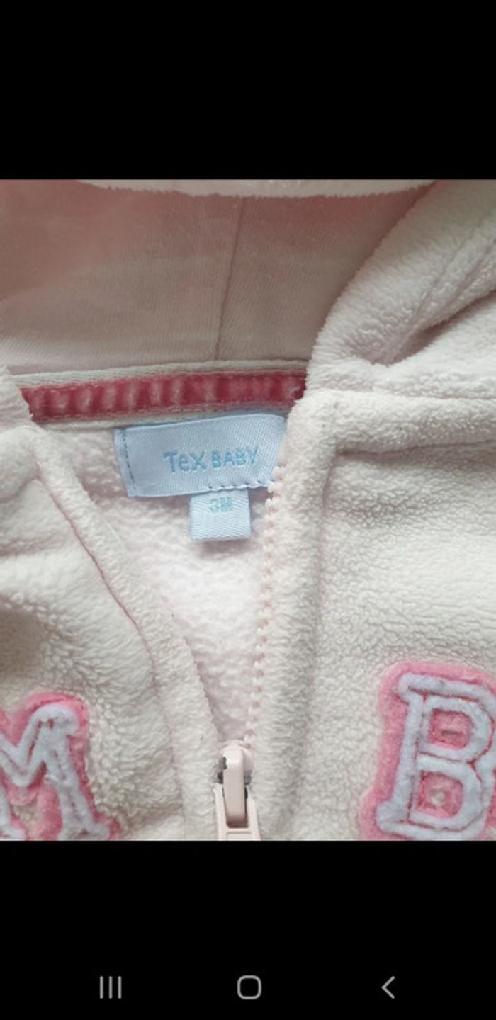 Veste chaude 3 mois fille - photo numéro 2
