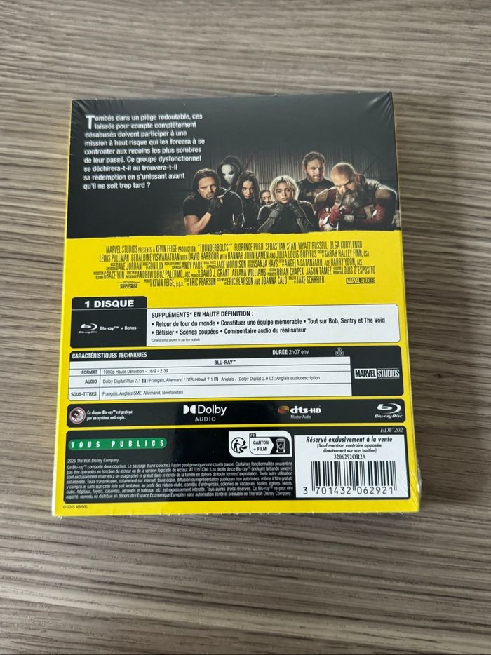 DVD blu Ray Marvel studio Thunderbolts the new avengers neuf scellé - photo numéro 2
