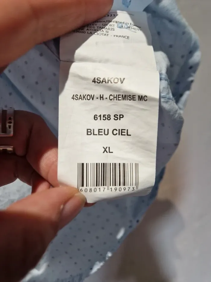 Chemise MC Homme XL - photo numéro 6