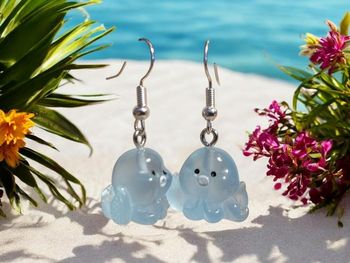 Boucles d'oreilles argent Poulpe 🐙