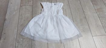 Robe blanche Grain de blé T18M