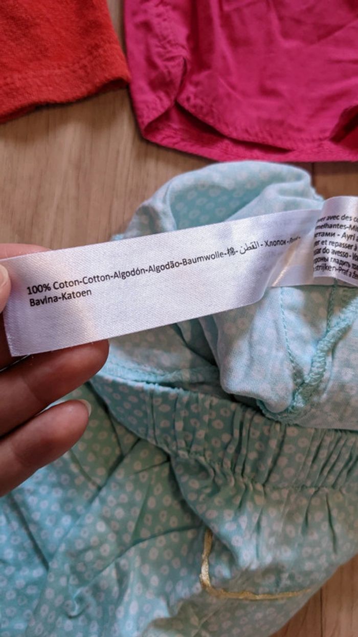 Lot de 2 shorts bébé fille 9 mois - photo numéro 10