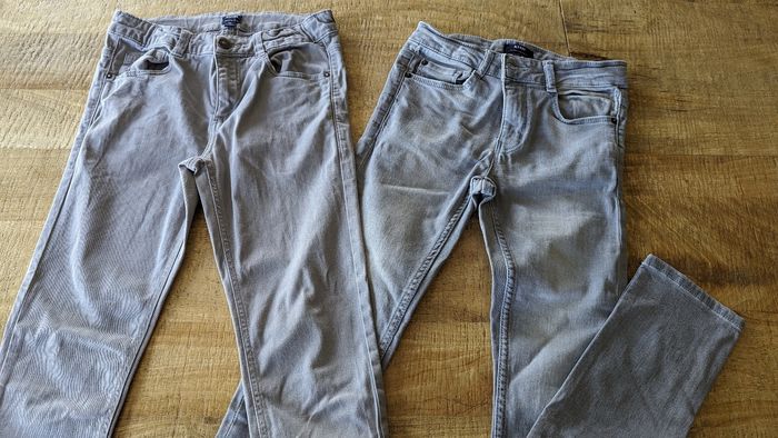 Lot de 2 pantalons Skinny fit en 12 ans