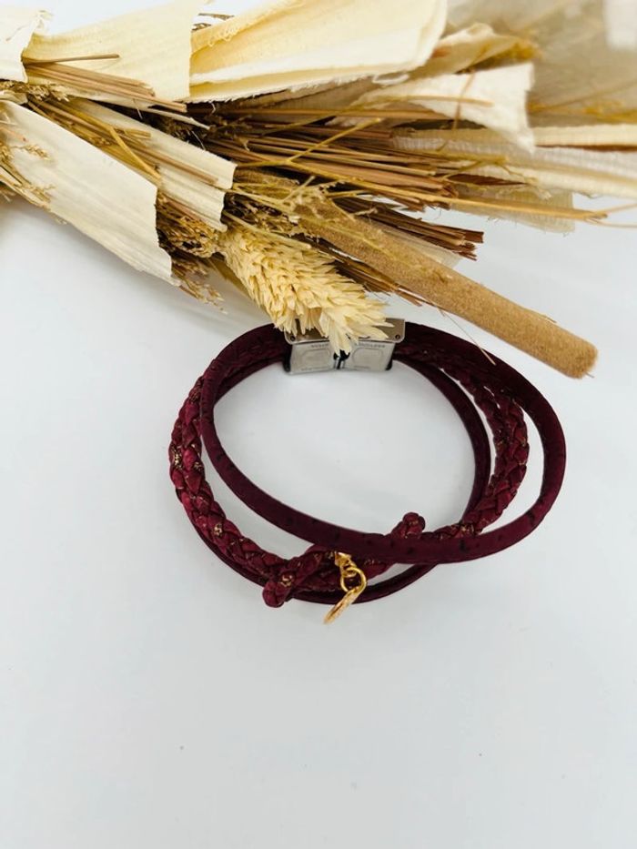 Bracelet neuf en liège femme - photo numéro 2
