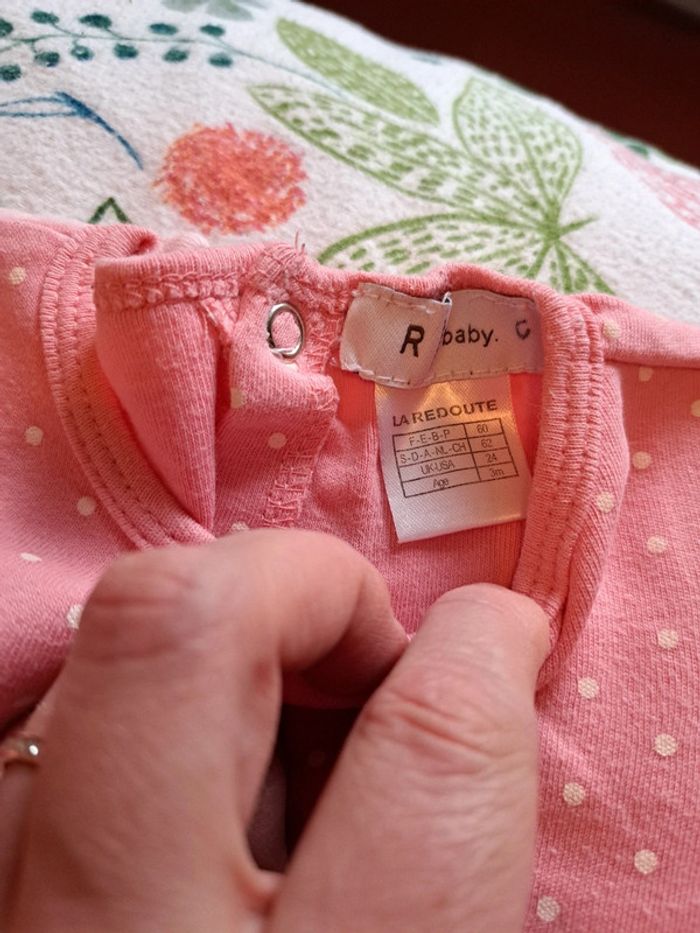 Lot de 5 pyjamas fille 3 mois - photo numéro 8
