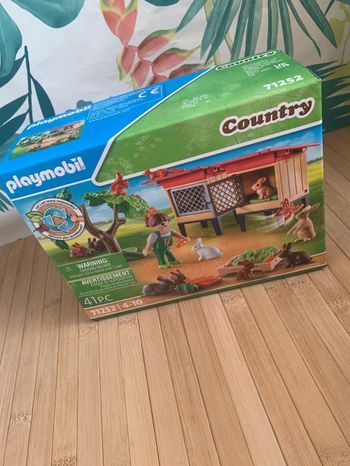 Playmobil -71452 -Enfant avec enclos et lapins