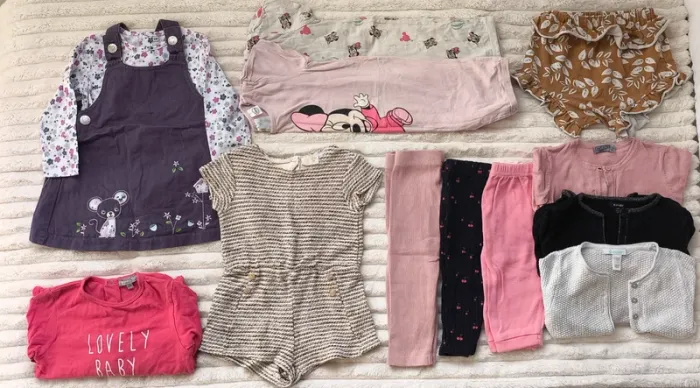 Lot fille 12 mois – Printemps/Été – 36 pièces - photo numéro 2