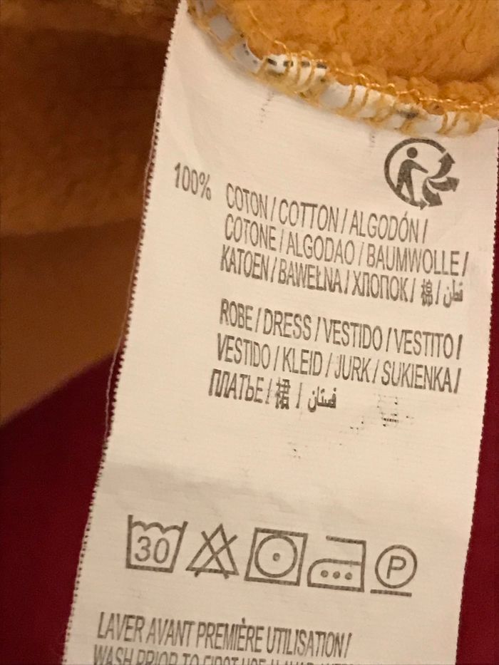 Robe sweat ocre 10 Ans - photo numéro 5