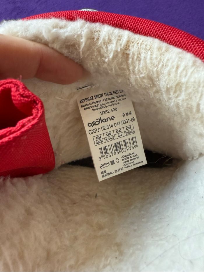 Botte hiver ski quechua taille 36 - photo numéro 6