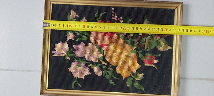 Tableau fleur canevas - photo numéro 7