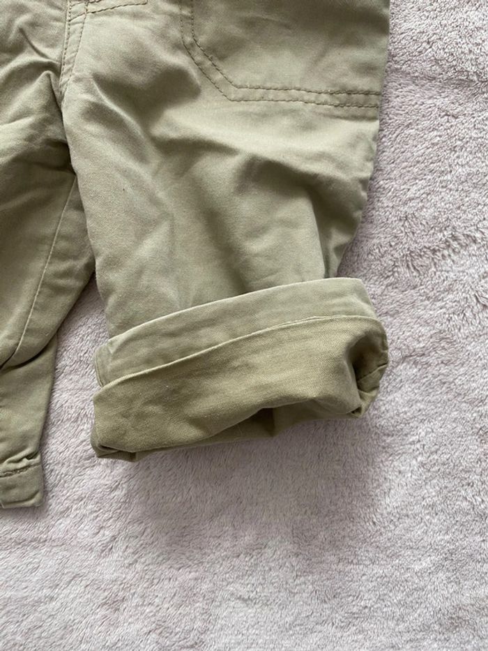 Lot de 2 pantalons doublés chaud - Tex et autre - 6 mois - TBE - photo numéro 4