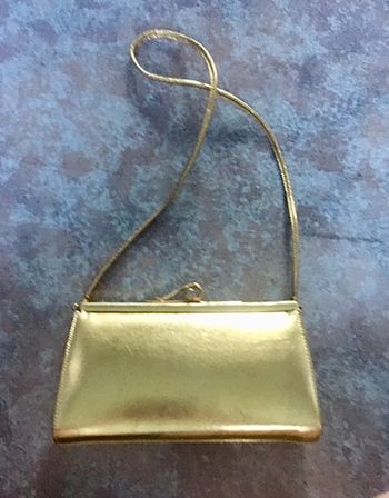 sac à main doré