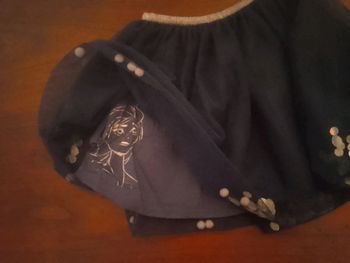 Jupe voile tulle reine des neiges 2-3 ans