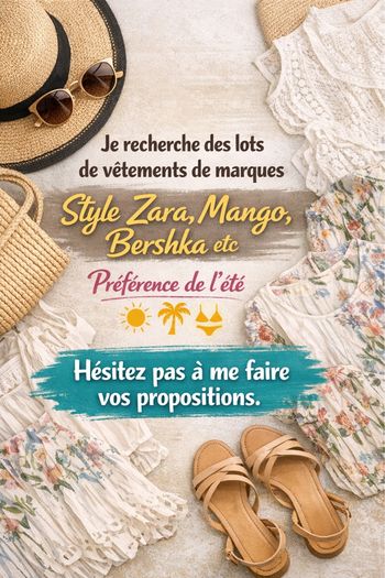 Recherche lot vêtement femme 
