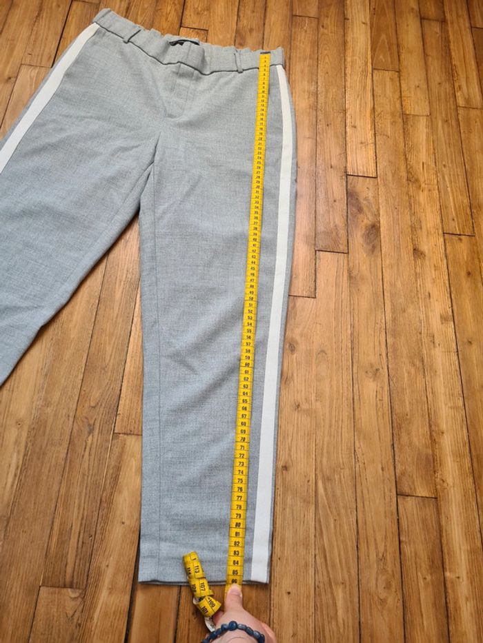 Pantalon gris 7/8 de chez Zara - taille XS - photo numéro 11