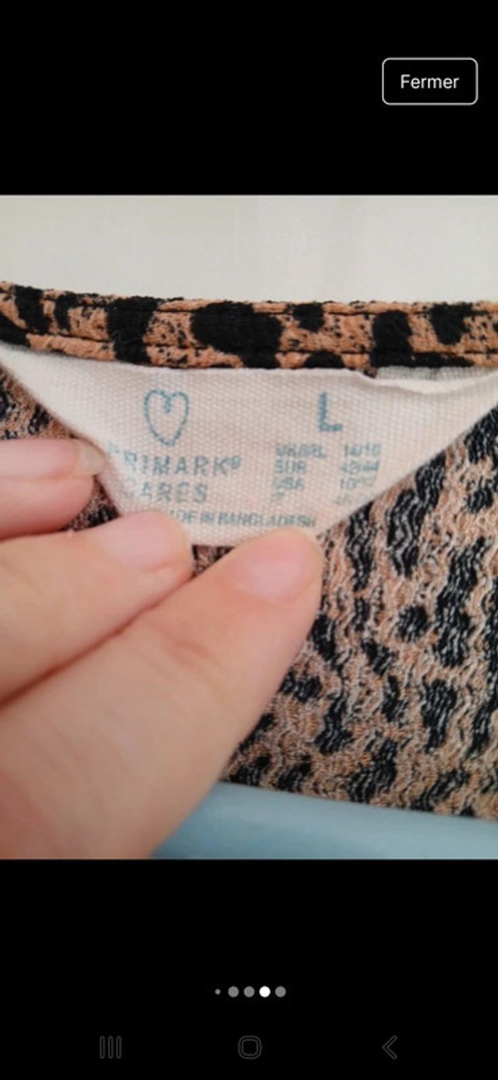 Robe femme motif léopard - photo numéro 3