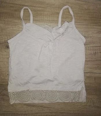 T shirt à bretelles 4 ans marron clair #Fille4ans