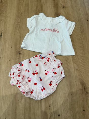 Ensemble fille 6 mois jacadi
