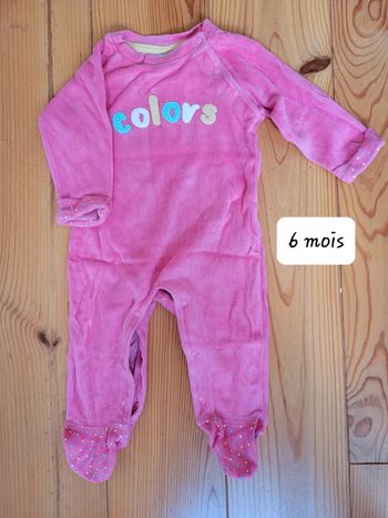Pyjama velours (6 mois)