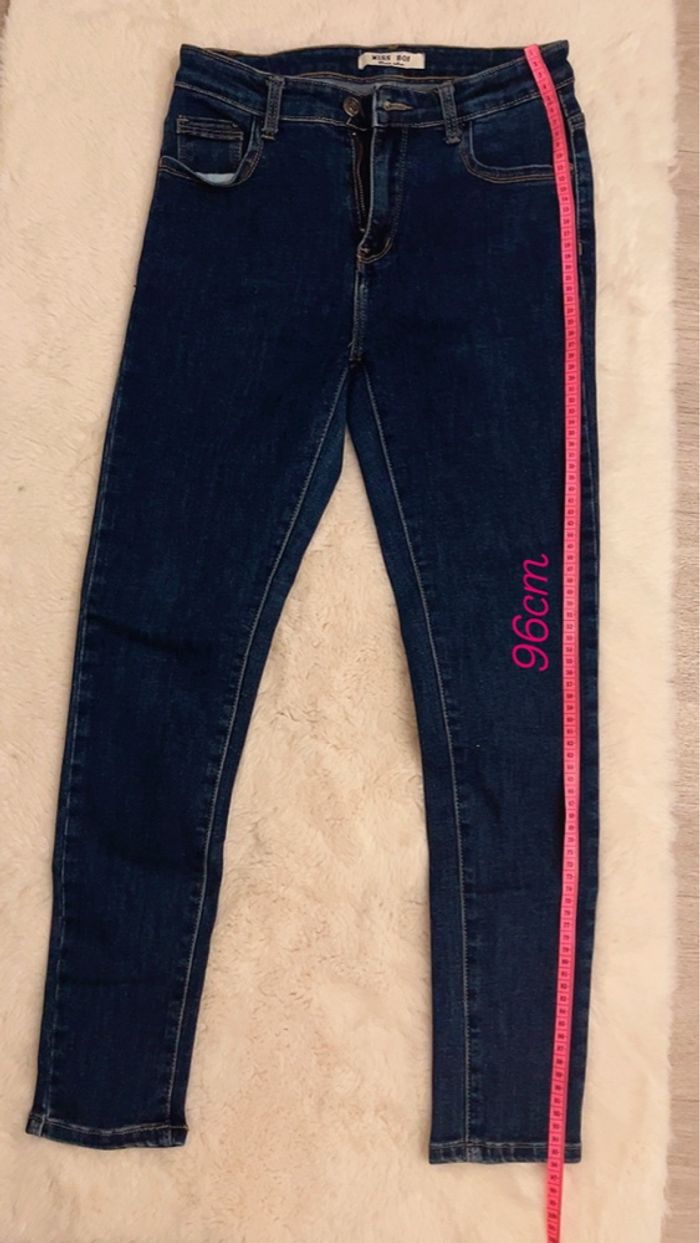 Pantalon en jean bleu pour femme - photo numéro 2