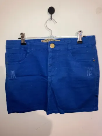 Jupe en jeans bleu