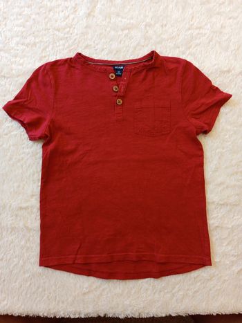 T-shirt manches courtes col tunisien Kiabi en 6 ans