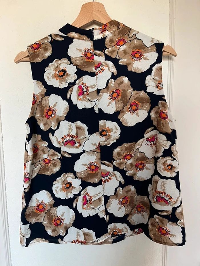 Débardeur Poppy Lux bleu marine - Taille 40 - Comme neuf Coquelicot fleur - photo numéro 4