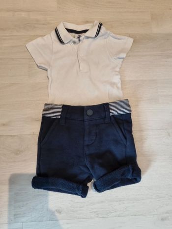Ensemble été short body 6 mois