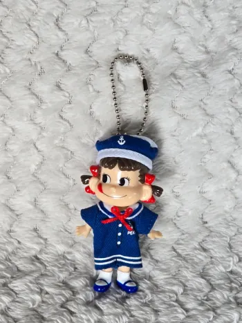 Porte-clé Pretty Peko-chan Fujiya Mascot Rare Vintage Japon