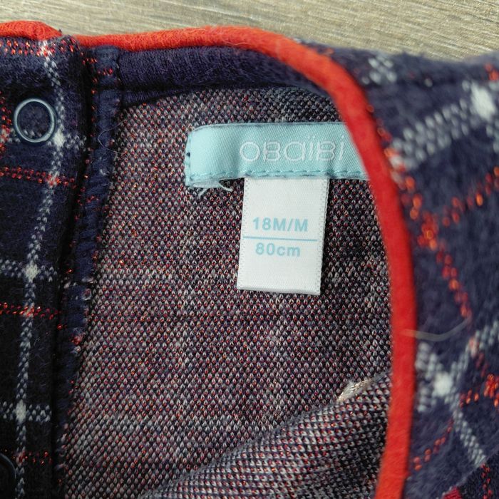 Obaïbi - robe à carreaux 18 mois - photo numéro 2