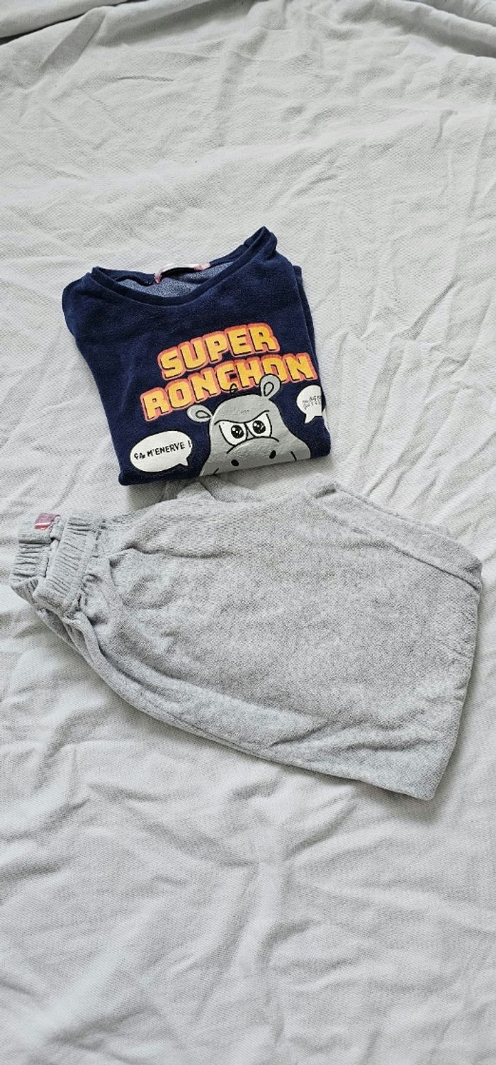 Pyjama deux pièces enfant garçon 8 ans - photo numéro 3