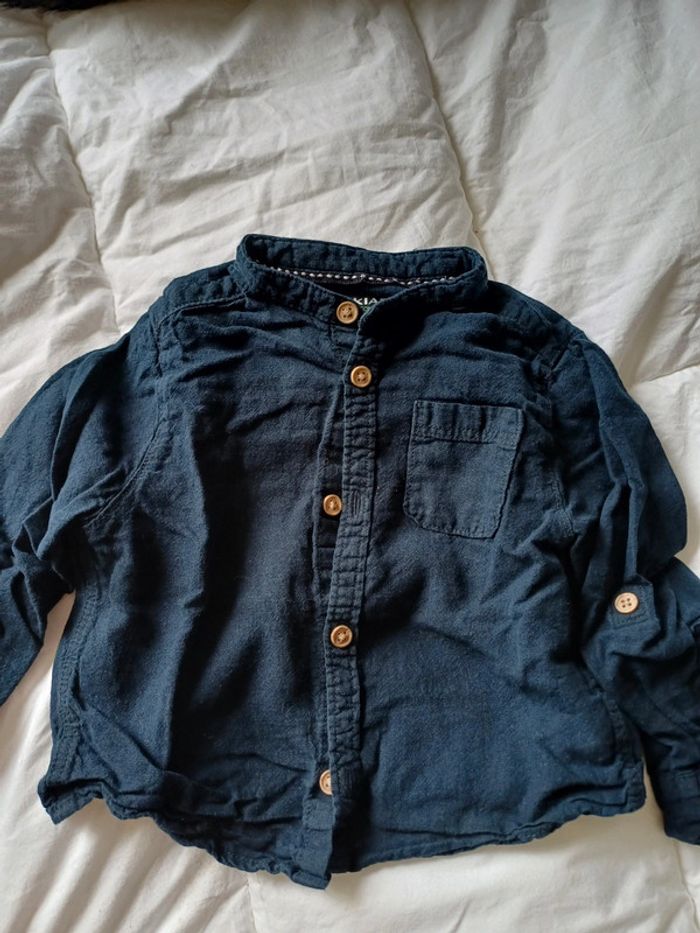 Chemise bleu 3 ans kiabi
