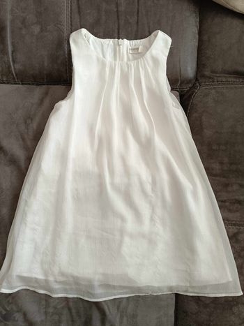 Robe sans manches de cérémonie blanche à paillettes 6 ans orchestra