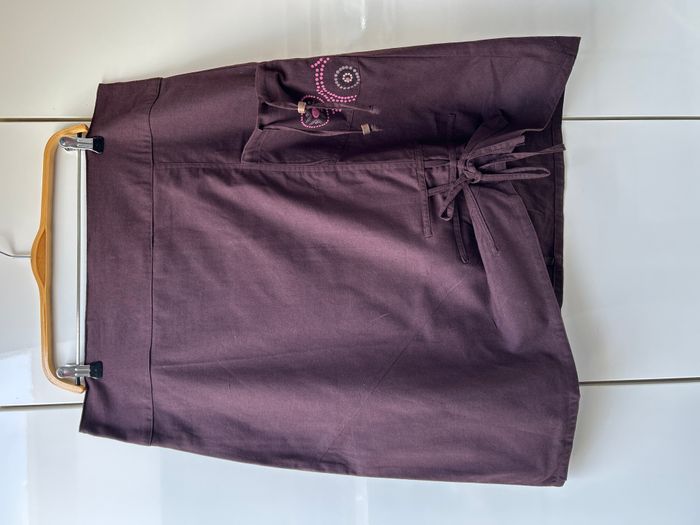 Jupe brune Coline - Taille XXL