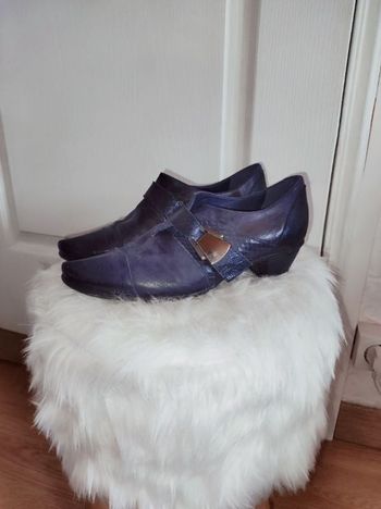 Bottines Dorking en cuir, petits talons, pointure 36