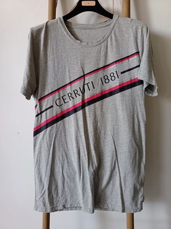 T-shirt gris Cerruti
