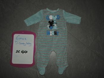 pyjama disney baby taille 6 mois