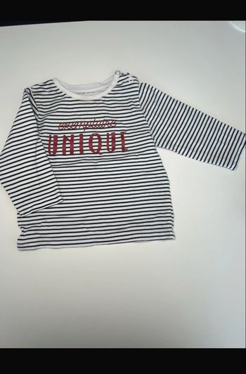 Haut rayé “Unique”