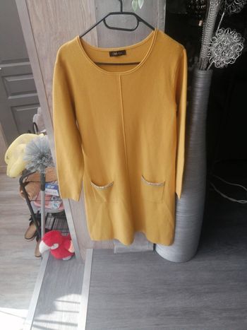 Robe moutarde taille unique