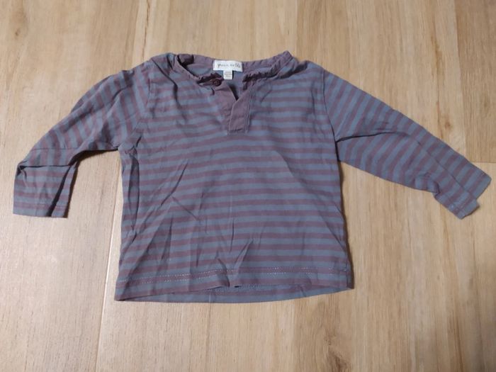 T-shirt manches longues grain de blé 12 mois - photo numéro 3