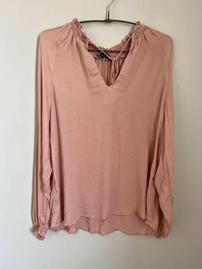 Blouse rose pâle Etam