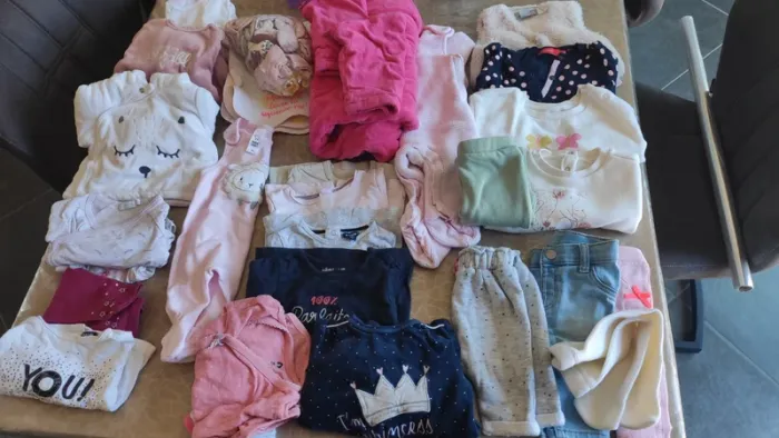 Lot vêtements bébé fille 1 - 3 mois hiver