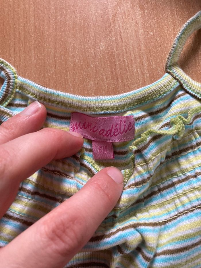 Robe +culotte mini Adeline taille 6moi - photo numéro 5