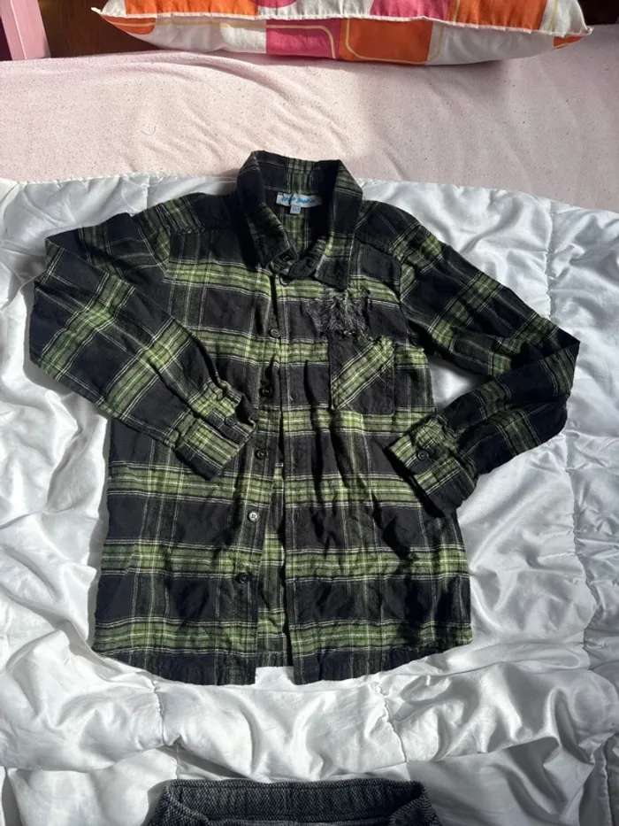 Joli ensemble pantalon + chemise taille 8 ans - photo numéro 3