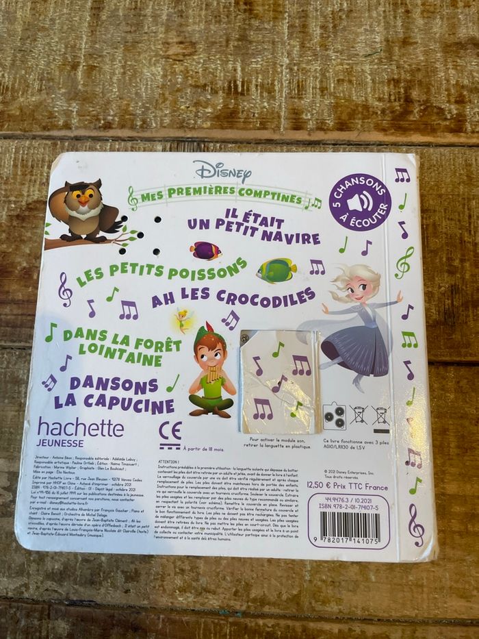Livre musicale Disney - photo numéro 3