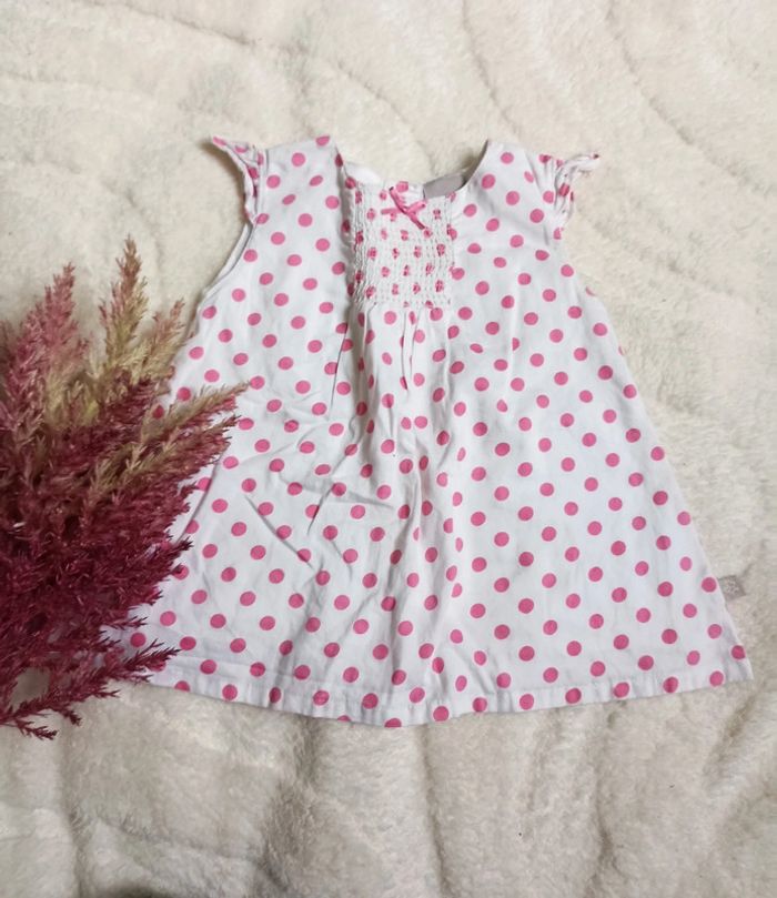 Robe légère à pois