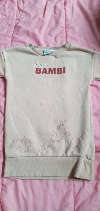 Robe tunique Disney Bambi taille 4 ans
